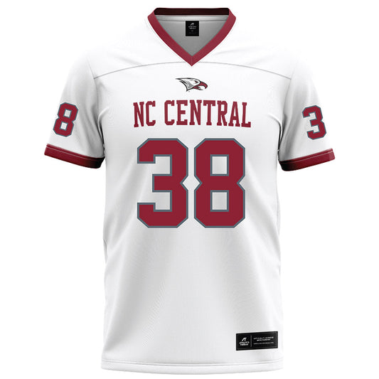 NCCU - NCAA Football : Jelani Vassell - White Jersey