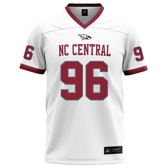 NCCU - NCAA Football : Kendrick DuJour - White Jersey