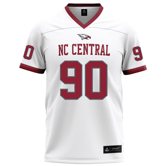 NCCU - NCAA Football : Karfa Kaba - White Jersey