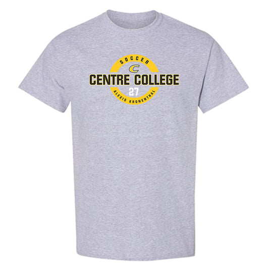 Centre College - NCAA Women's Soccer : Alexis Kronenthal - Grey Classic Fashion Shersey Short Sleeve T-Shirt