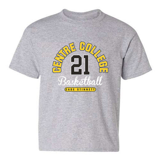 Centre College - NCAA Basketball : Cade Stinnett - Sport Grey Classic Fashion Youth T-Shirt