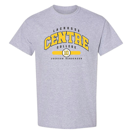 Centre College - NCAA Men's Lacrosse : Jackson Henderson - Grey Classic Short Sleeve T-Shirt