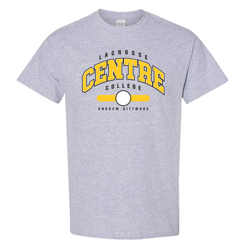 Centre College - NCAA Lacrosse : Andrew Dittmore - Grey Classic Short Sleeve T-Shirt
