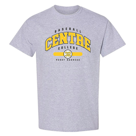 Centre College - NCAA Baseball : Perry Nadreau - Sport Grey Classic Fashion Short Sleeve T-Shirt