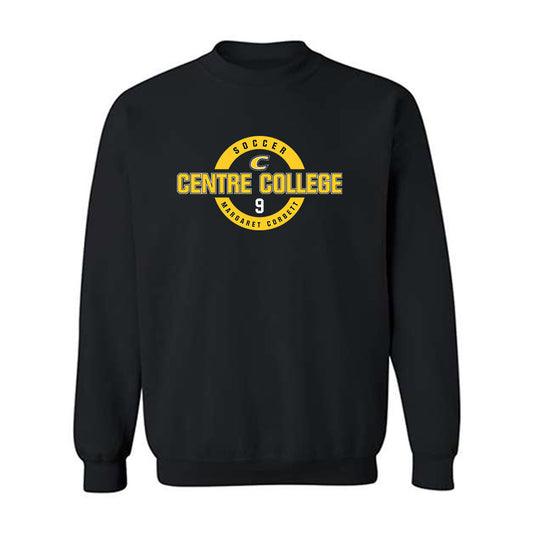 Centre College - NCAA Soccer : Margaret Corbett - Black Classic Fashion Sweatshirt
