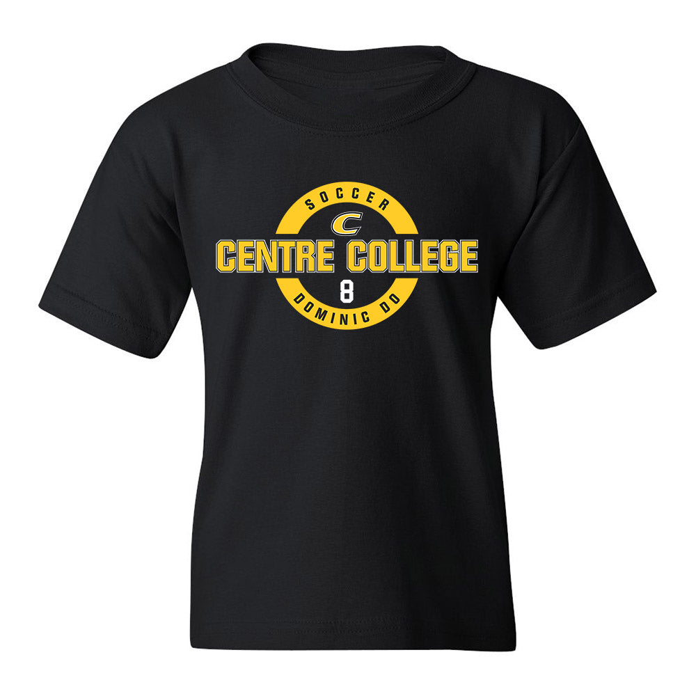 Centre College - NCAA Soccer : Dominic Do - Black Classic Fashion Shersey Youth T-Shirt