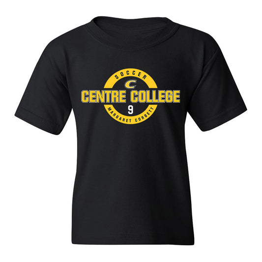 Centre College - NCAA Soccer : Margaret Corbett - Black Classic Fashion Youth T-Shirt