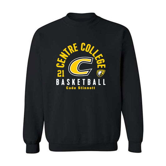 Centre College - NCAA Basketball : Cade Stinnett - Black Classic Fashion Sweatshirt