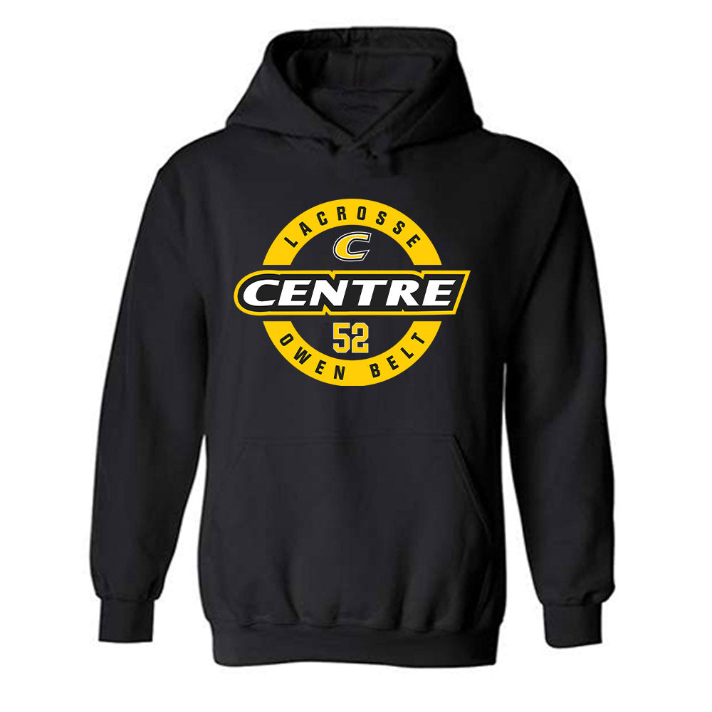 Centre College - NCAA Men's Lacrosse : Owen Belt - Hooded Sweatshirt Classic Fashion Shersey
