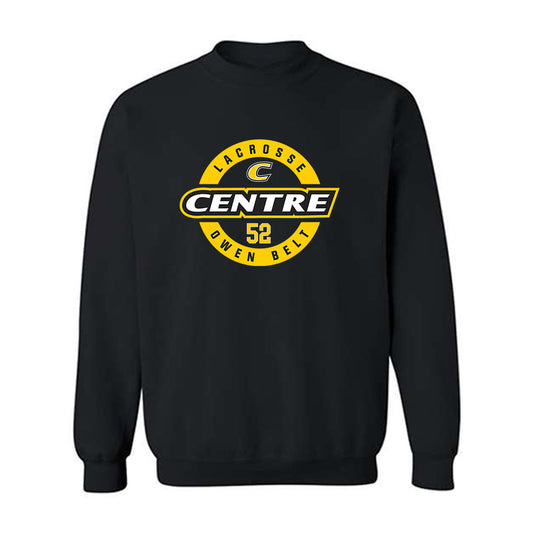 Centre College - NCAA Men's Lacrosse : Owen Belt - Crewneck Sweatshirt Classic Fashion Shersey