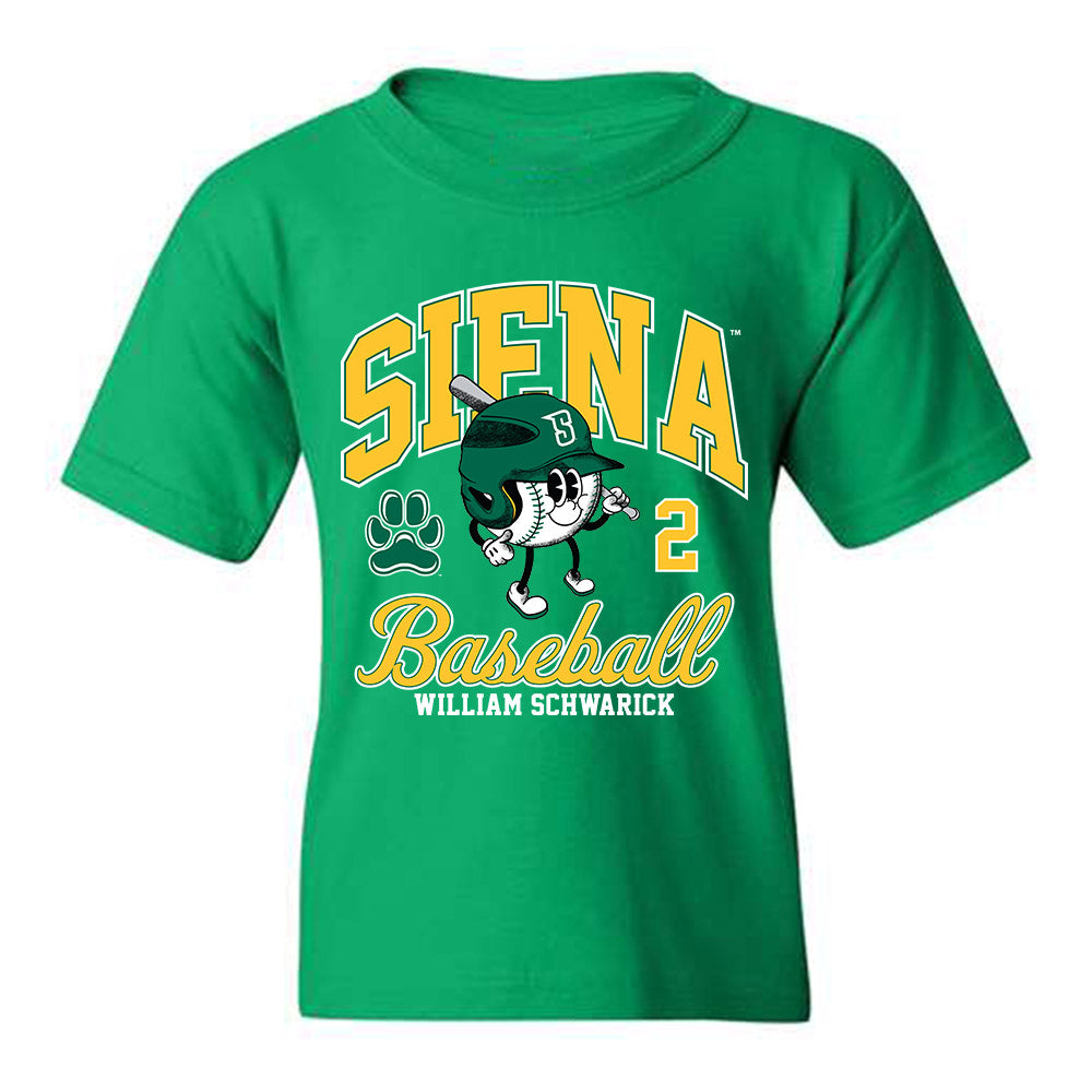 Siena - NCAA Baseball : William Schwarick - Youth T-Shirt Classic Fashion Shersey