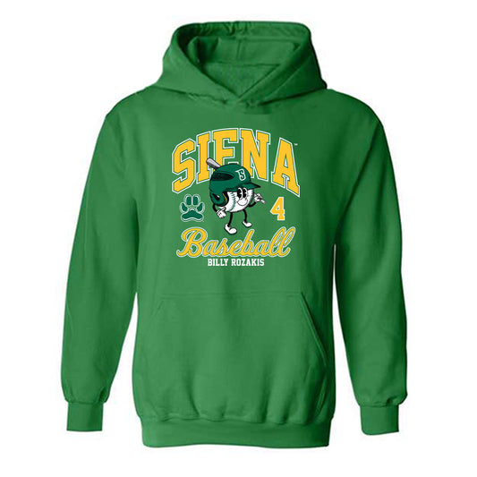 Siena - NCAA Baseball : Billy Rozakis - Hooded Sweatshirt Classic Fashion Shersey