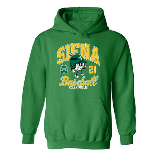 Siena - NCAA Baseball : Nolan Puglisi - Hooded Sweatshirt Classic Fashion Shersey