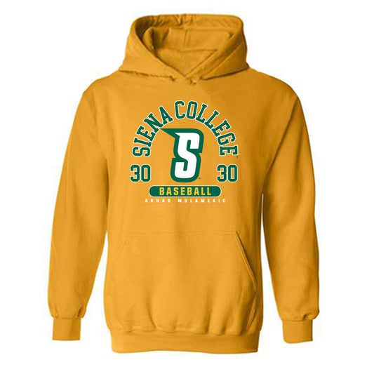 Siena - NCAA Baseball : Arnad Mulamekic - Hooded Sweatshirt Classic Fashion Shersey