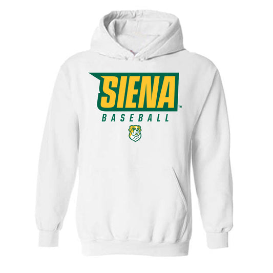 Siena - NCAA Baseball : Noah Brooks - Hooded Sweatshirt Classic Shersey