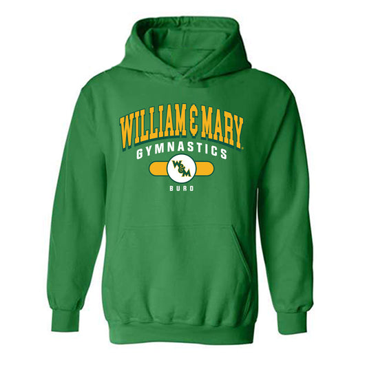 William & Mary - NCAA Women's Gymnastics : Samantha Burd - Classic Fashion Shersey Hooded Sweatshirt