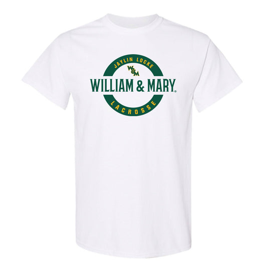William & Mary - NCAA Women's Lacrosse : Jaylin Locke - White Classic Fashion Short Sleeve T-Shirt