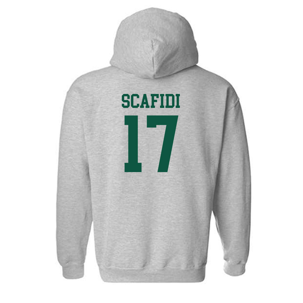 William & Mary - NCAA Baseball : Witt Scafidi - White Classic Shersey Hooded Sweatshirt