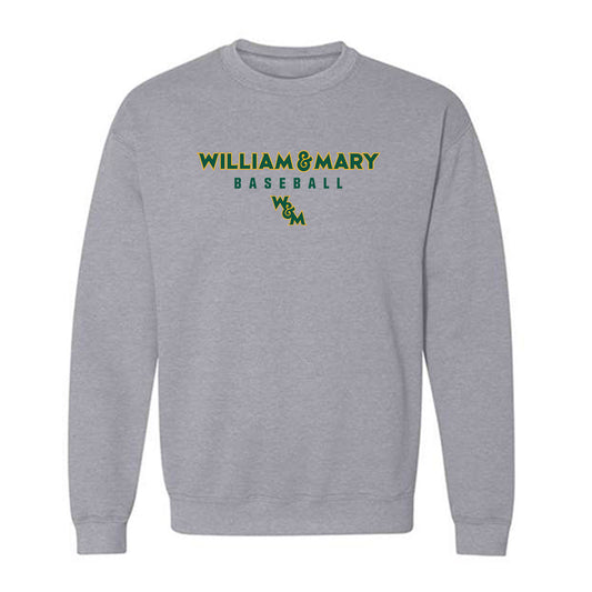 William & Mary - NCAA Baseball : Zachary Potts - Sport Grey Classic Sweatshirt