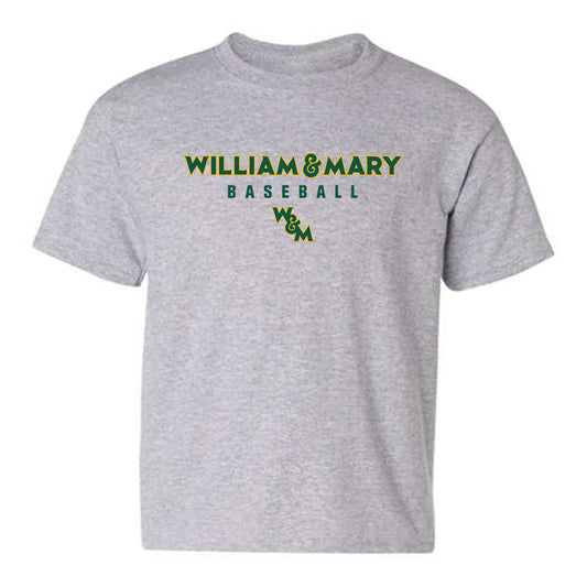 William & Mary - NCAA Baseball : Travis Garnett - Sport Grey Classic Youth T-Shirt
