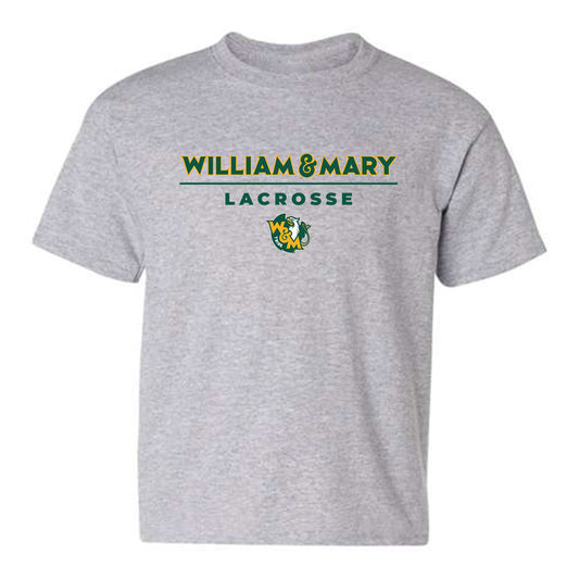 William & Mary - NCAA Women's Lacrosse : Maresa Moyer - Grey Classic Shersey Youth T-Shirt