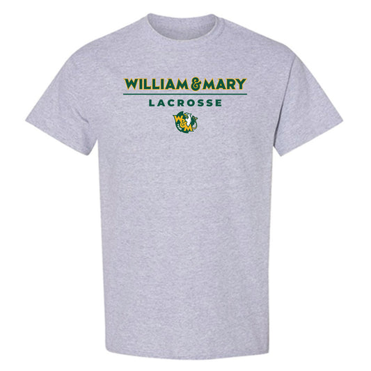 William & Mary - NCAA Women's Lacrosse : Jaylin Locke -  Grey Classic Short Sleeve T-Shirt