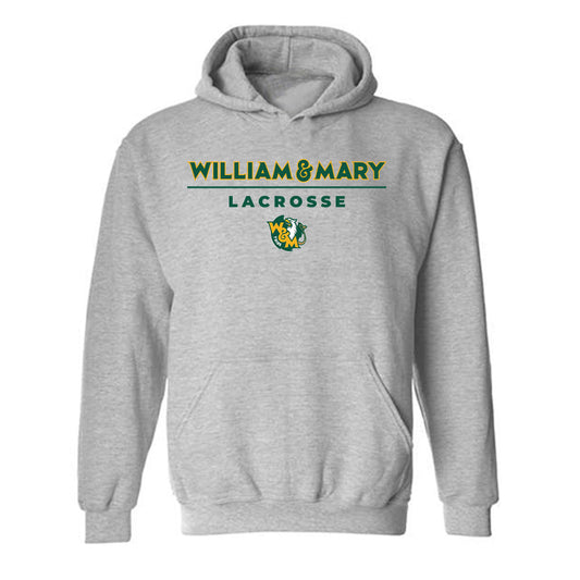 William & Mary - NCAA Women's Lacrosse : Jaylin Locke - Grey Classic Hooded Sweatshirt