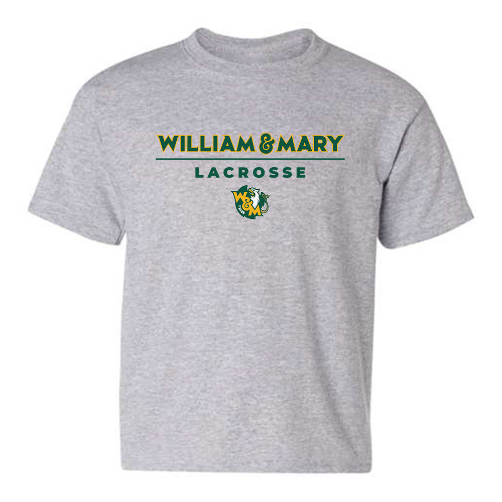 William & Mary - NCAA Women's Lacrosse : Jaylin Locke - Grey Classic Youth T-Shirt