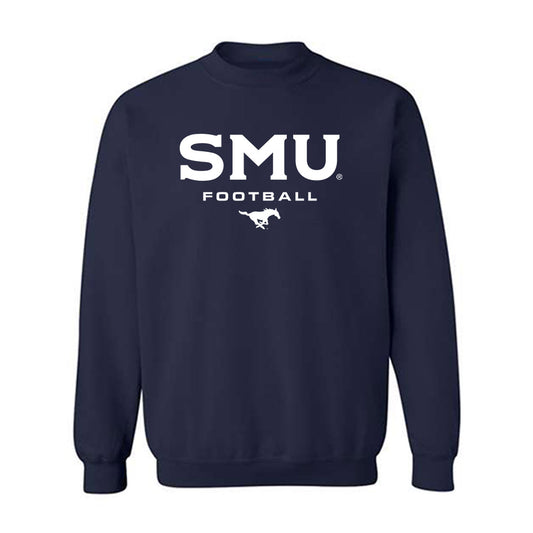 SMU - NCAA Football : Alex Sickafoose - Navy Classic Shersey Sweatshirt