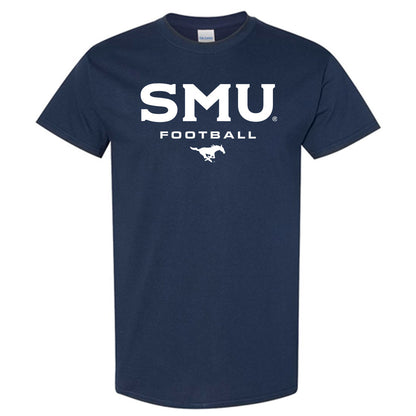 SMU - NCAA Football : Ben Sparks - Navy Classic Shersey Short Sleeve T-Shirt