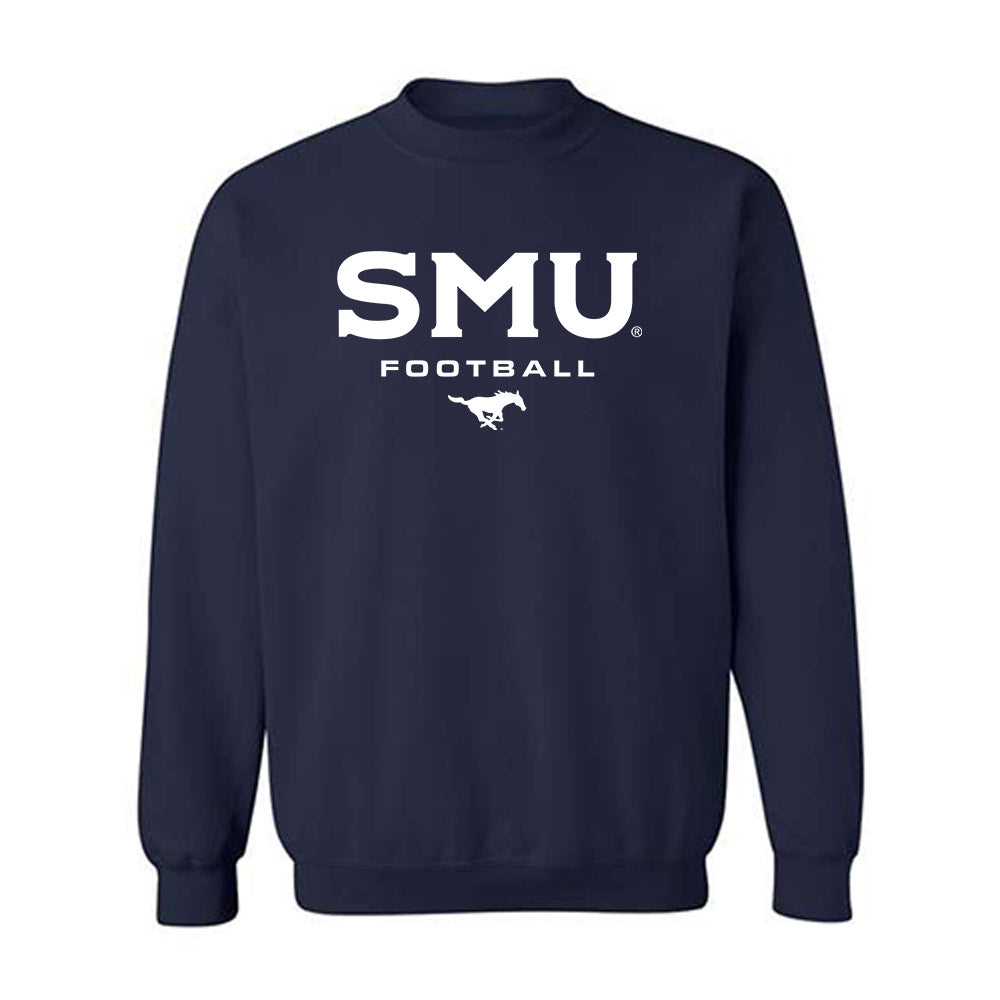 SMU - NCAA Football : Nic Heck - Navy Classic Shersey Sweatshirt