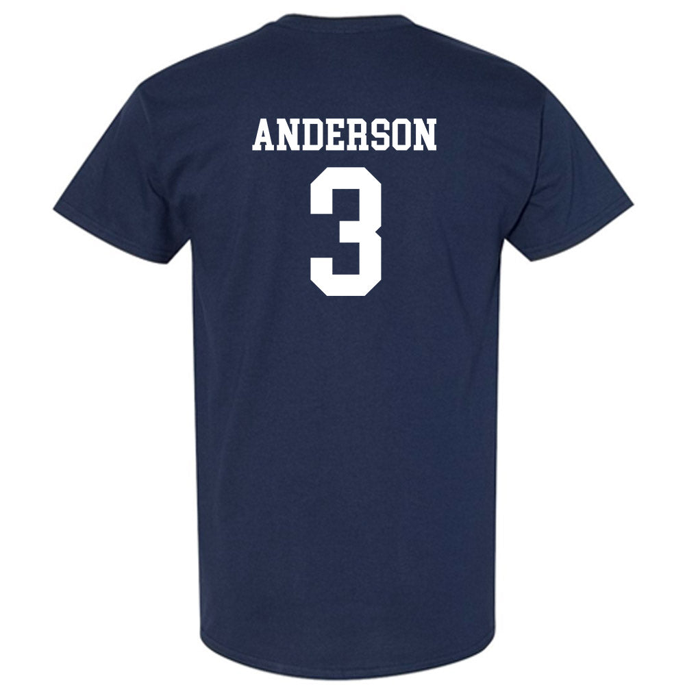 Auburn - NCAA Women's Volleyball : Akasha Anderson - Navy Classic Shersey Short Sleeve T-Shirt