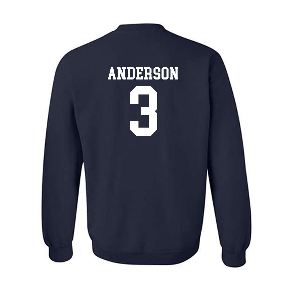 Auburn - NCAA Women's Volleyball : Akasha Anderson - Navy Classic Shersey Sweatshirt