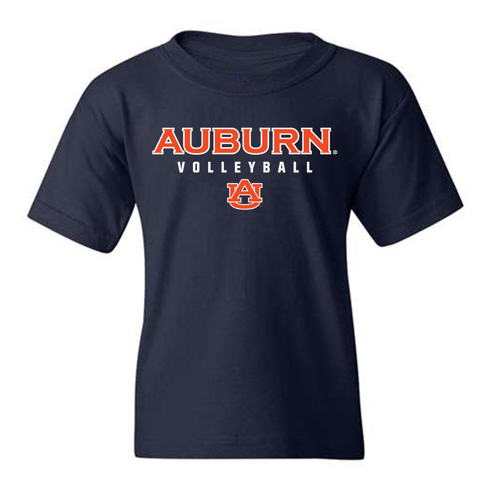 Auburn - NCAA Women's Volleyball : Kendal Kemp - Navy Classic Shersey Youth T-Shirt