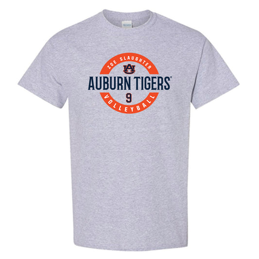 Auburn - NCAA Women's Volleyball : Zoe Slaughter - Grey Classic Fashion Shersey Short Sleeve T-Shirt
