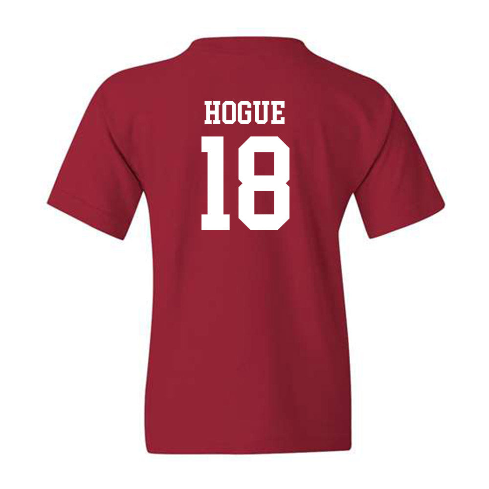 Arkansas - NCAA Women's Volleyball : Hannah Hogue - Cardinal Classic Shersey Youth T-Shirt