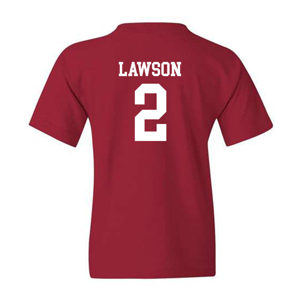 Arkansas - NCAA Women's Volleyball : Jada Lawson - Cardinal Classic Shersey Youth T-Shirt