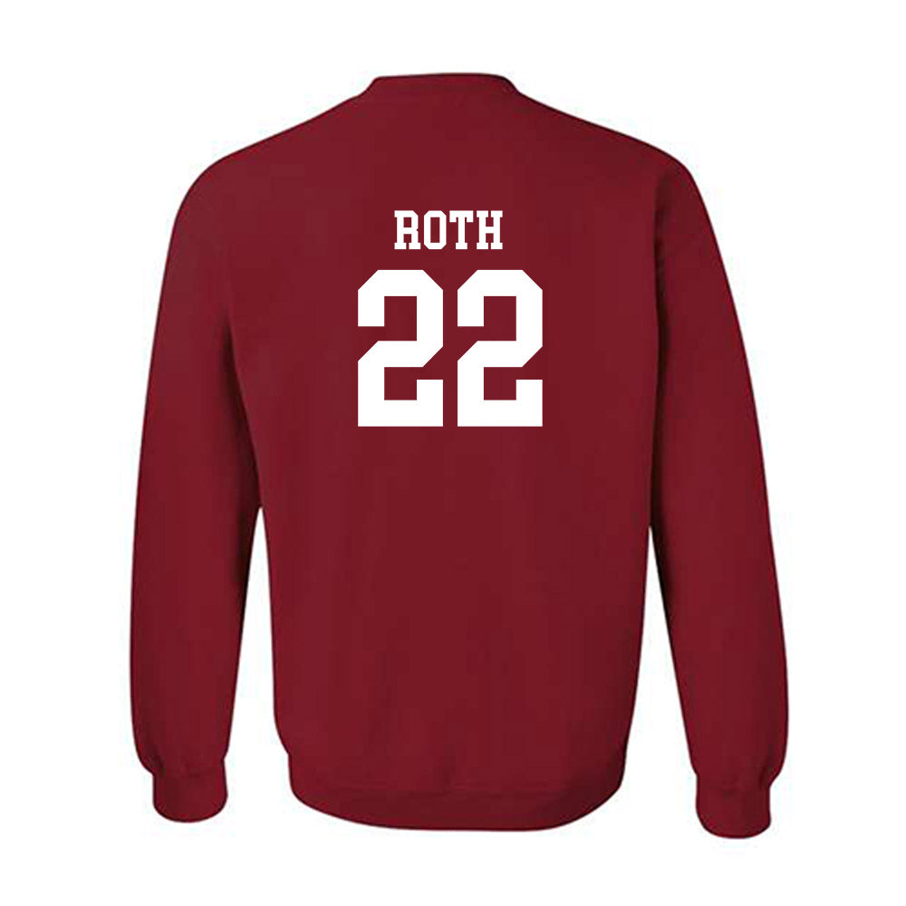 Arkansas - NCAA Women's Volleyball : Ava Roth - Cardinal Classic Shersey Sweatshirt