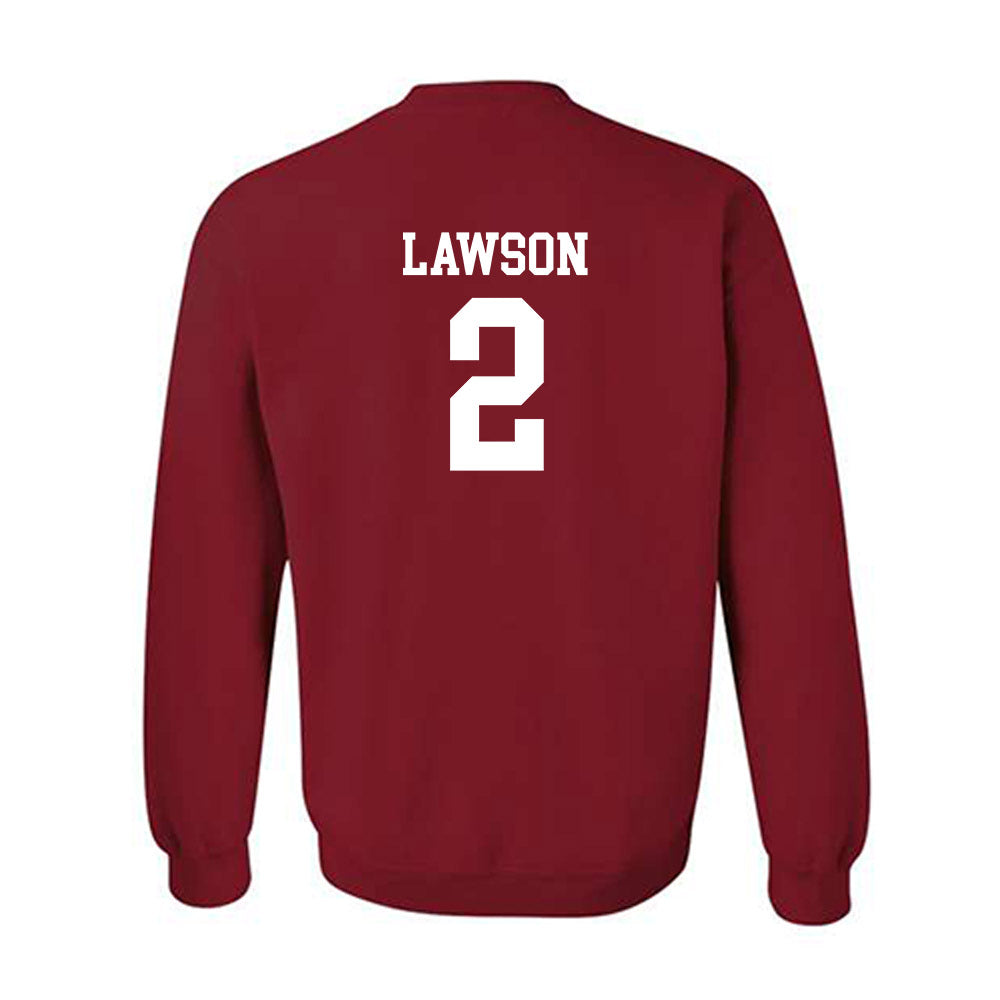 Arkansas - NCAA Women's Volleyball : Jada Lawson - Cardinal Classic Shersey Sweatshirt