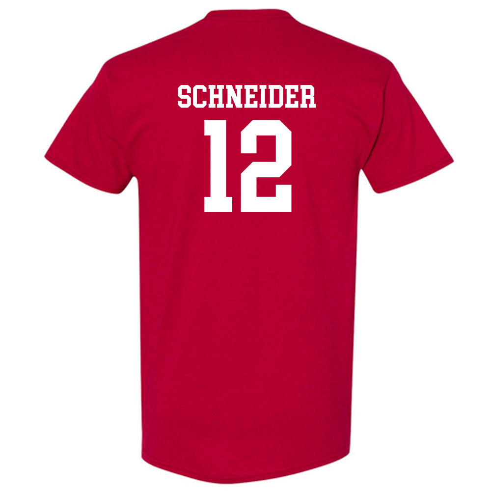 Arkansas - NCAA Women's Volleyball : Hailey Schneider - Cardinal Classic Shersey Short Sleeve T-Shirt