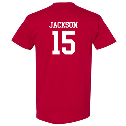 Arkansas - NCAA Women's Volleyball : Courtney Jackson - Cardinal Classic Shersey Short Sleeve T-Shirt