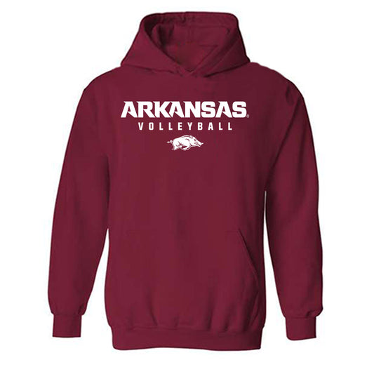 Arkansas - NCAA Women's Volleyball : Ava Roth - Cardinal Classic Shersey Hooded Sweatshirt