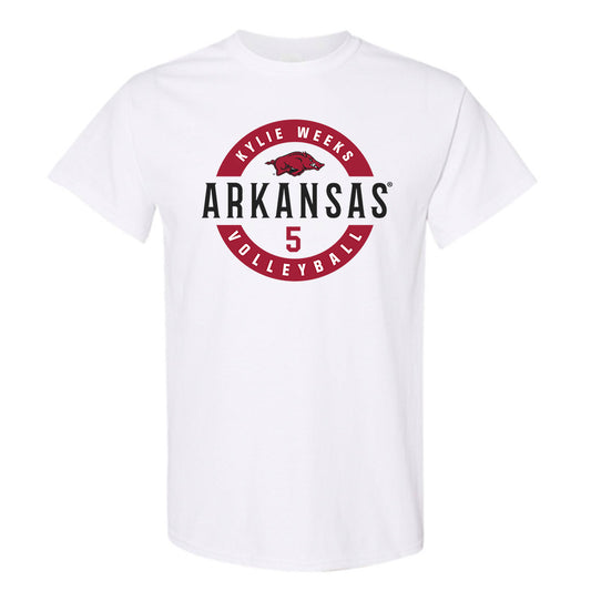 Arkansas - NCAA Women's Volleyball : Kylie Weeks - Classic Fashion Shersey Short Sleeve T-Shirt