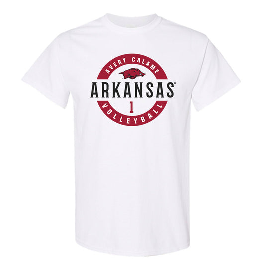 Arkansas - NCAA Women's Volleyball : Avery Calame - Classic Fashion Shersey Short Sleeve T-Shirt