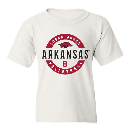 Arkansas - NCAA Women's Volleyball : Logan Jones - Classic Fashion Shersey Youth T-Shirt