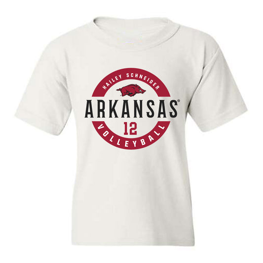 Arkansas - NCAA Women's Volleyball : Hailey Schneider - Classic Fashion Shersey Youth T-Shirt