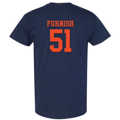 Virginia - NCAA Football : Ty Furnish - Navy Classic Shersey Short Sleeve T-Shirt