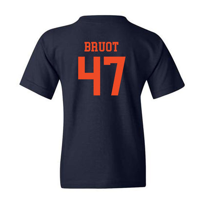 Virginia - NCAA Football : Vadin Bruot - Navy Classic Shersey Youth T-Shirt