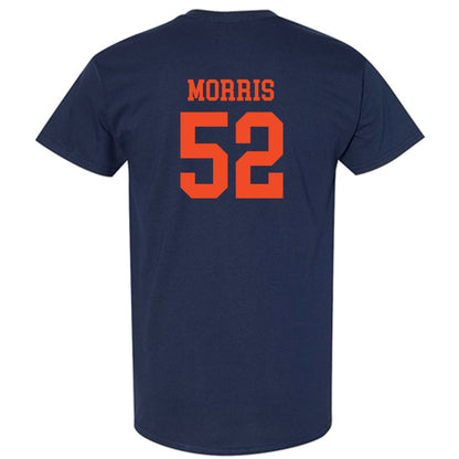Virginia - NCAA Football : Nate Morris - Navy Classic Shersey Short Sleeve T-Shirt