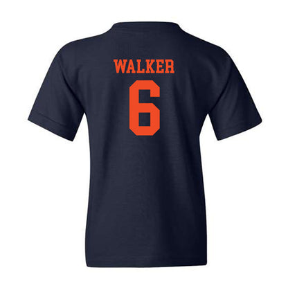 Virginia - NCAA Football : Keandre Walker - Navy Classic Shersey Youth T-Shirt